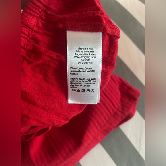 JCrew Airy gauze beach short in Venetian Red XL - Picture 4 of 5